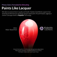 Kaleido RapidAir 12 Primary Airbrush Paint Set + Thinner & Cleaner