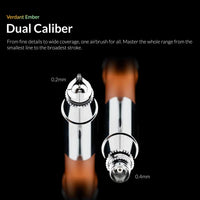 Gaahleri Aventus Verdant Ember Airbrush 0.2/0.4mm Dual Action Gravity Feed