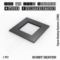 Square to Square Bases Size Converters 3d Print Full Range
