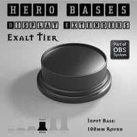 Hero Bases Display Extenders | Round and Ovals | Convert Gaming Bases to Display Bases & Plinths