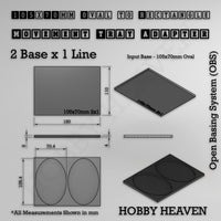 Oval to Rectangle Movement Tray Adapters