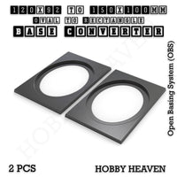 Wargaming Oval to Rectangle Base Converters – Tabletop Games | 3D Printed Tabletop Accessories