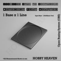 Oval to Rectangle Movement Tray Adapters