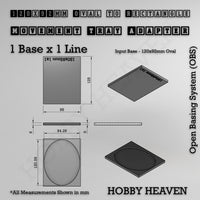Oval to Rectangle Movement Tray Adapters