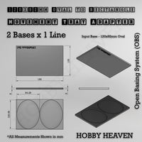 Oval to Rectangle Movement Tray Adapters