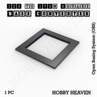 Square to Square Bases Size Converters 3d Print Full Range