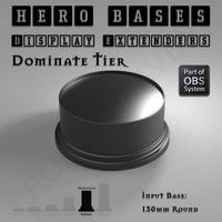 Hero Bases Display Extenders | Round and Ovals | Convert Gaming Bases to Display Bases & Plinths