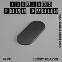 Pill Bases Range - 3d Print Full Range Tabletop Games