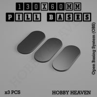 Pill Bases Range - 3d Print Full Range Tabletop Games