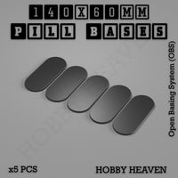 Pill Bases Range - 3d Print Full Range Tabletop Games