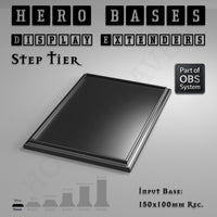 Hero Bases Display Extenders | Squares and Rectangles | Convert Gaming Bases to Display Bases & Plinths