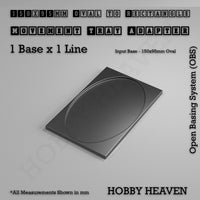 Oval to Rectangle Movement Tray Adapters