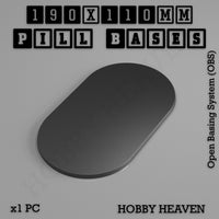 Pill Bases Range - 3d Print Full Range Tabletop Games