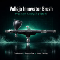 Vallejo Innovator Airbrush 90001 2-in-1 Dual Action Gravity Feed 0.2 & 0.3mm