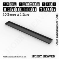 Square & Rectangle Movement Trays for Miniature Tabletop Games | Compatible with Popular Wargames | Full Range UK