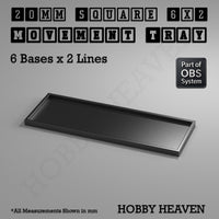 Square Movement Trays | OBS System | 20mm 25mm 30mm 40mm 50mm Bases