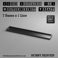 Square Movement Trays | OBS System | 20mm 25mm 30mm 40mm 50mm Bases