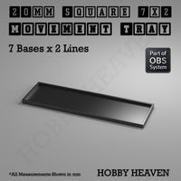 Square Movement Trays | OBS System | 20mm 25mm 30mm 40mm 50mm Bases