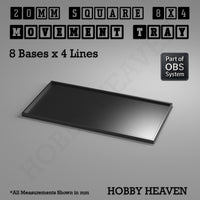 Square Movement Trays | OBS System | 20mm 25mm 30mm 40mm 50mm Bases