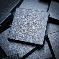 Durable ABS plastic 25mm Square wargaming bases