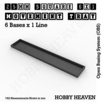 Square & Rectangle Movement Trays for Miniature Tabletop Games | Compatible with Popular Wargames | Full Range UK
