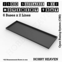 Square & Rectangle Movement Trays for Miniature Tabletop Games | Compatible with Popular Wargames | Full Range UK