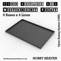 Square & Rectangle Movement Trays for Miniature Tabletop Games | Compatible with Popular Wargames | Full Range UK