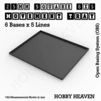 Square & Rectangle Movement Trays for Miniature Tabletop Games | Compatible with Popular Wargames | Full Range UK