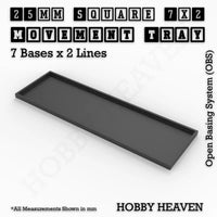 Square & Rectangle Movement Trays for Miniature Tabletop Games | Compatible with Popular Wargames | Full Range UK