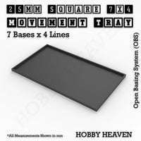 Square & Rectangle Movement Trays for Miniature Tabletop Games | Compatible with Popular Wargames | Full Range UK