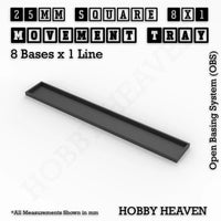 Square & Rectangle Movement Trays for Miniature Tabletop Games | Compatible with Popular Wargames | Full Range UK