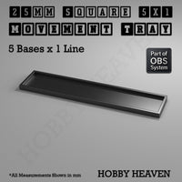 Square Movement Trays | OBS System | 20mm 25mm 30mm 40mm 50mm Bases