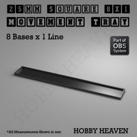 Square Movement Trays | OBS System | 20mm 25mm 30mm 40mm 50mm Bases