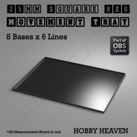 Square Movement Trays | OBS System | 20mm 25mm 30mm 40mm 50mm Bases