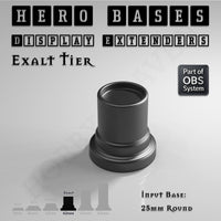 Hero Bases Display Extenders | Round and Ovals | Convert Gaming Bases to Display Bases & Plinths