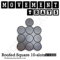 25mm Movement Trays for Tabletop Games | Waargaming | Full Range