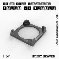 Round to Square Bases Shape and Size Converters 3d Print Full Range