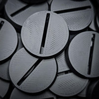 28mm Round Slotted Plastic Bases 3d Print - Hobby Heaven