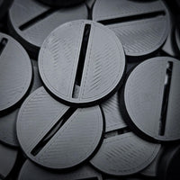 28mm Round Slotted Plastic Bases 3d Print - Hobby Heaven