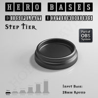 Hero Bases Display Extenders | Round and Ovals | Convert Gaming Bases to Display Bases & Plinths