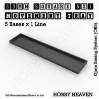 Square & Rectangle Movement Trays for Miniature Tabletop Games | Compatible with Popular Wargames | Full Range UK