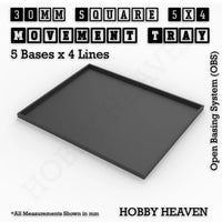 Square & Rectangle Movement Trays for Miniature Tabletop Games | Compatible with Popular Wargames | Full Range UK