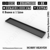 Square & Rectangle Movement Trays for Miniature Tabletop Games | Compatible with Popular Wargames | Full Range UK