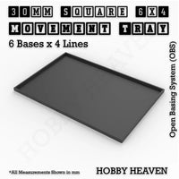 Square & Rectangle Movement Trays for Miniature Tabletop Games | Compatible with Popular Wargames | Full Range UK