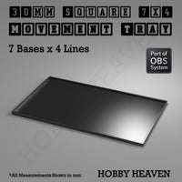 Square Movement Trays | OBS System | 20mm 25mm 30mm 40mm 50mm Bases