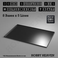 Square Movement Trays | OBS System | 20mm 25mm 30mm 40mm 50mm Bases