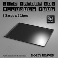 Square Movement Trays | OBS System | 20mm 25mm 30mm 40mm 50mm Bases