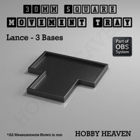 Square Movement Trays | OBS System | 20mm 25mm 30mm 40mm 50mm Bases
