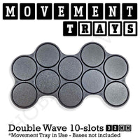 32mm Movement Trays for Tabletop Games | Compatible with Popular Miniatures | Full Range