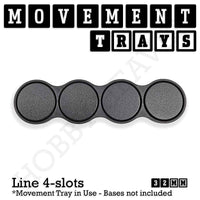 32mm Movement Trays for Tabletop Games | Compatible with Popular Miniatures | Full Range